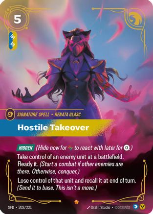 (202/221) Hostile Takeover - Spiritforged Foil
