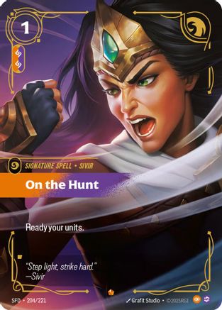 (204/221) On the Hunt - Spiritforged Foil