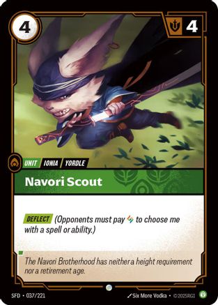 (037/221) Navori Scout - Spiritforged Foil
