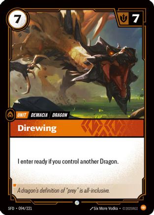 (094/221) Direwing - Spiritforged Foil
