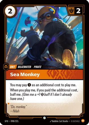 (098/221) Sea Monkey - Spiritforged Foil