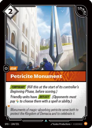 (104/221) Petricite Monument - Spiritforged Foil