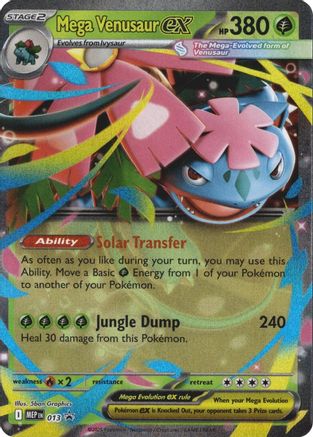 Mega Venusaur ex (13) - ME Mega Evolution Promo Holofoil - Promo