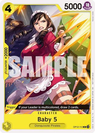 (OP12-112) Baby 5 (Tournament Pack 2026 Vol. 1) - One Piece Promotion Cards Normal