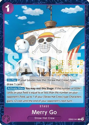 (EB02-041) Merry Go (Judge Pack Vol. 7) - One Piece Promotion Cards - Foil