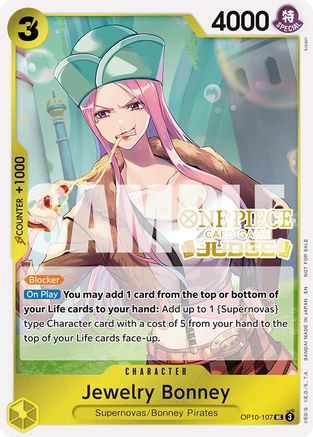 (OP10-107) Jewelry Bonney (Judge Pack Vol. 7) - One Piece Promotion Cards Foil