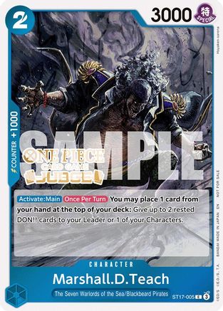 (ST17-005) Marshall.D.Teach (Judge Pack Vol. 7) - One Piece Promotion Cards Foil
