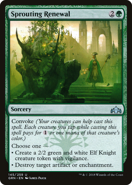 Sprouting Renewal (GRN-145) - Guilds of Ravnica