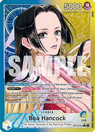 (OP14-041) Boa Hancock - OP14-041 (Alternate Art) - The Azure Sea's Seven - Foil
