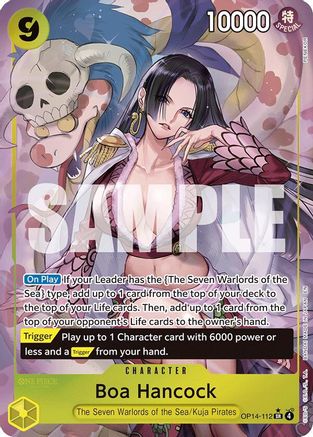 (OP14-112) Boa Hancock - OP14-112 (Alternate Art) - The Azure Sea's Seven - Foil