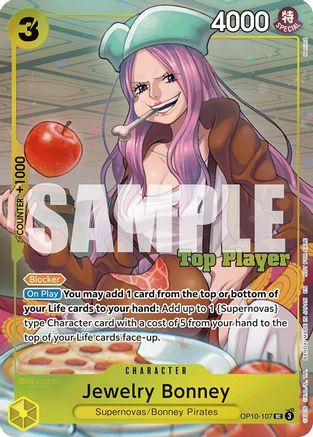 (OP10-107) Jewelry Bonney (CS 25-26 Top Player Pack Vol. 2) - One Piece Promotion Cards Foil
