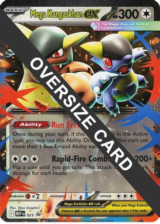 Mega Kangaskhan ex (25) - Jumbo Cards Holofoil - Promo