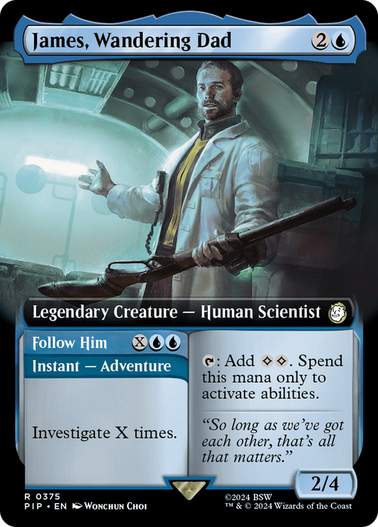 James, Wandering Dad // Follow Him (PIP-375) - Fallout: (Extended Art) Foil