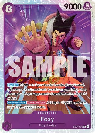 (EB04-036) Foxy - The Azure Sea's Seven - Foil