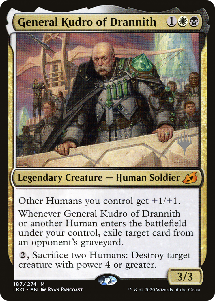 General Kudro of Drannith (PPIKO-187P) - Ikoria: Lair of Behemoths Promos Foil (Promo Pack)