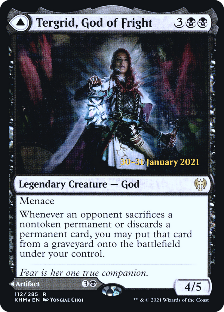 Tergrid, God of Fright // Tergrid's Lantern (PKHM-112S) - Kaldheim Promos Foil