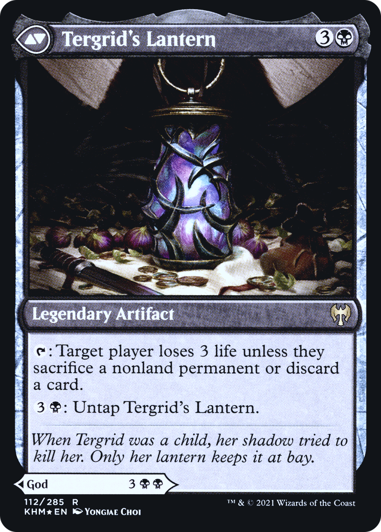 Tergrid, God of Fright // Tergrid's Lantern (PKHM-112S) - Kaldheim Promos Foil