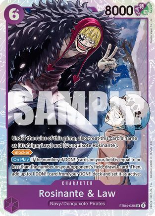 (EB04-038) Rosinante & Law - The Azure Sea's Seven - Foil