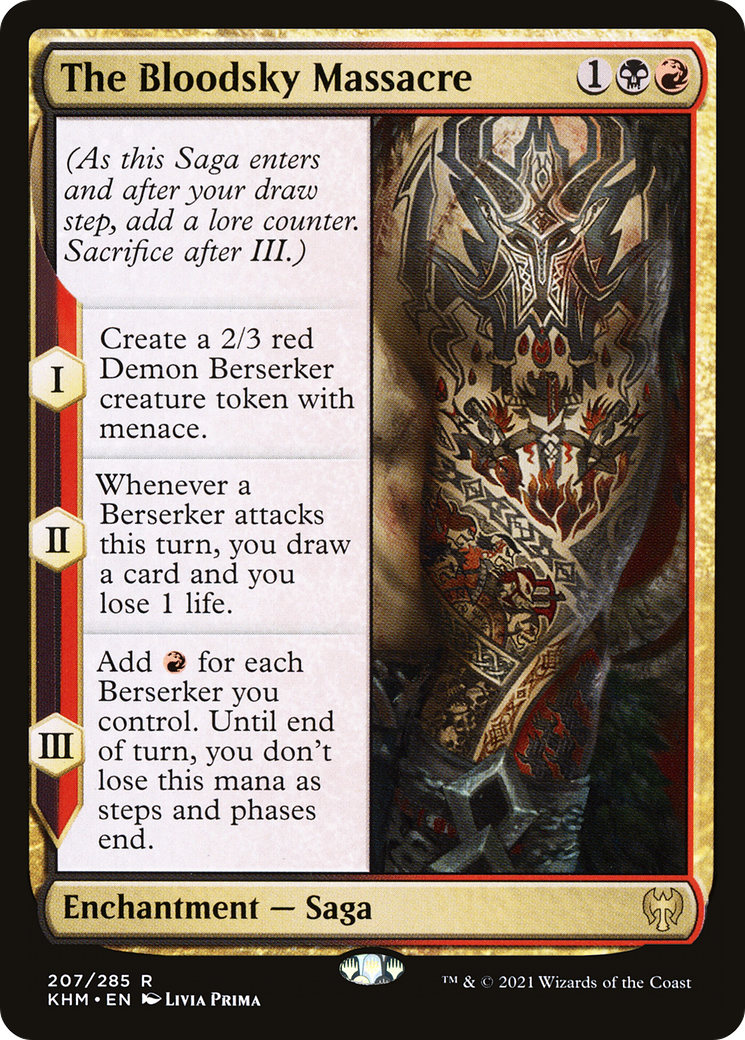 The Bloodsky Massacre (KHM-207) - Kaldheim Foil