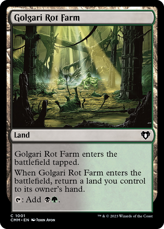 Golgari Rot Farm (CMM-1001) - Commander Masters