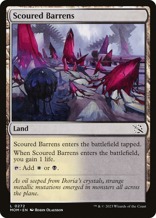 Scoured Barrens (MOM-272) - March of the Machine Foil