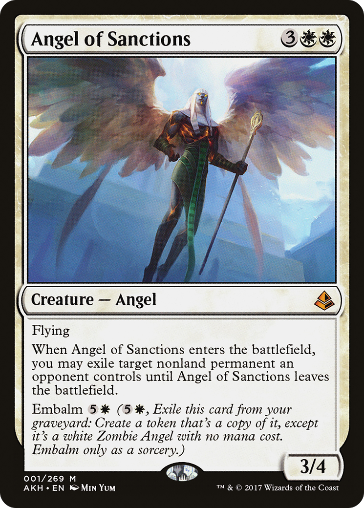 Angel of Sanctions  (AKH-001) - Amonkhet