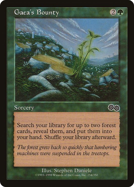 Gaea's Bounty (USG-254) - Urza's Saga