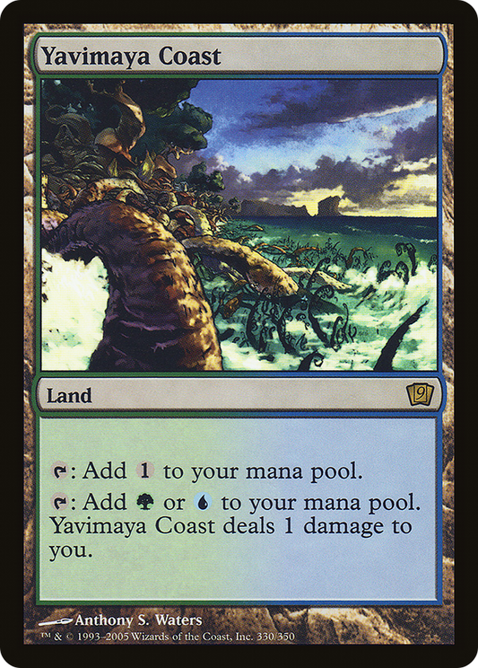 Yavimaya Coast (9ED-330★) - Ninth Edition Foil