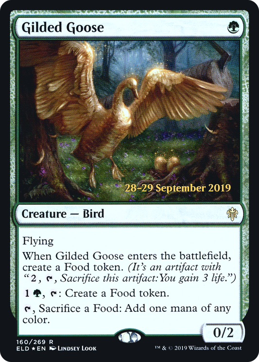 Gilded Goose (PELD-160S) - Throne of Eldraine Promos Foil