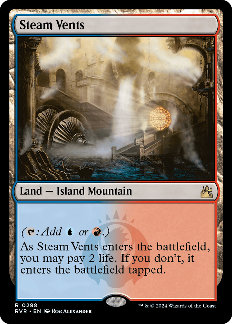 Steam Vents (RVR-288) - Ravnica Remastered Foil