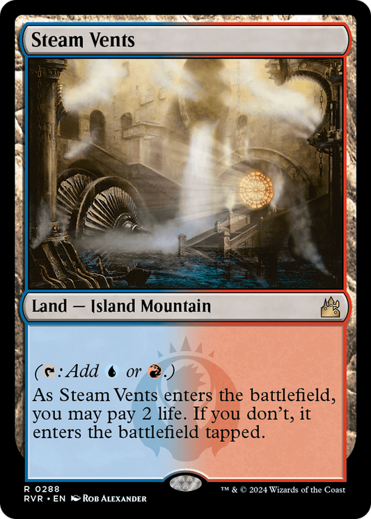 Steam Vents (RVR-288) - Ravnica Remastered Foil