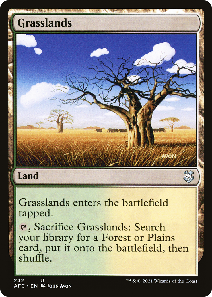 Grasslands (AFC-242) - Forgotten Realms Commander