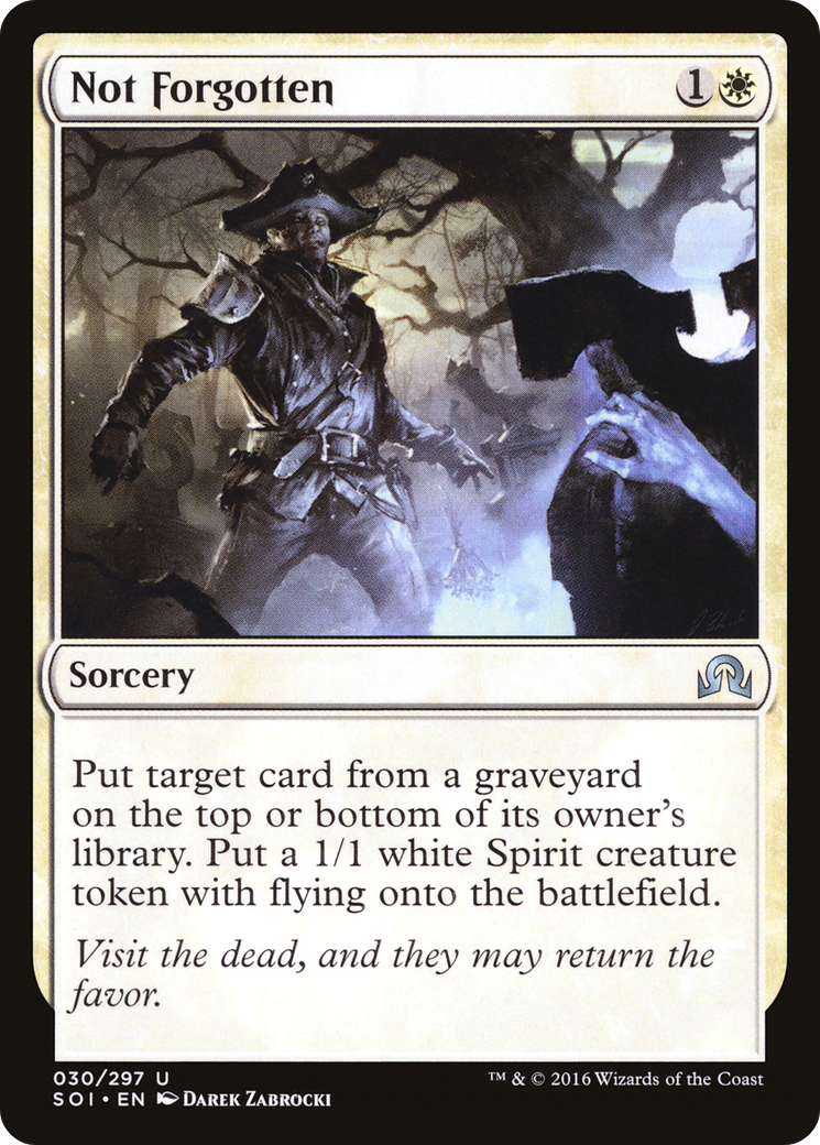 Not Forgotten  (SOI-030) - Shadows over Innistrad