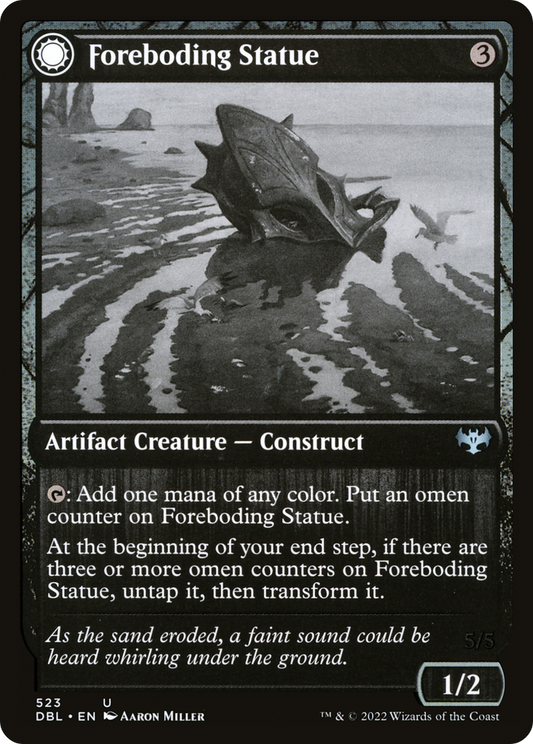 Foreboding Statue // Forsaken Thresher (DBL-523) - Innistrad: Double Feature: (Double Faced Transform)