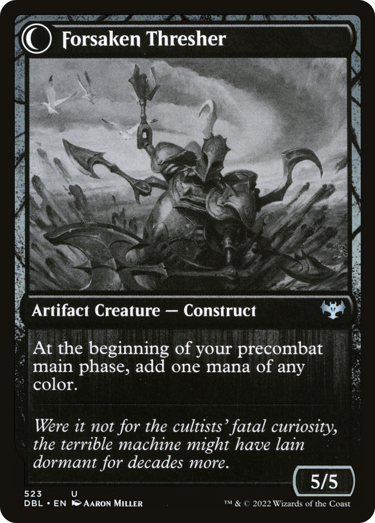 Foreboding Statue // Forsaken Thresher (DBL-523) - Innistrad: Double Feature: (Double Faced Transform)