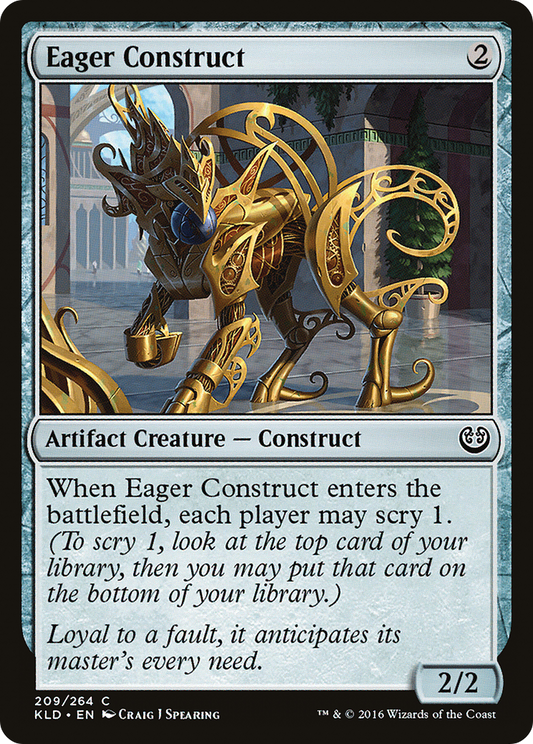 Eager Construct (KLD-209) - Kaladesh