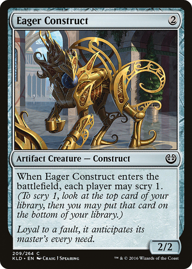 Eager Construct (KLD-209) - Kaladesh Foil