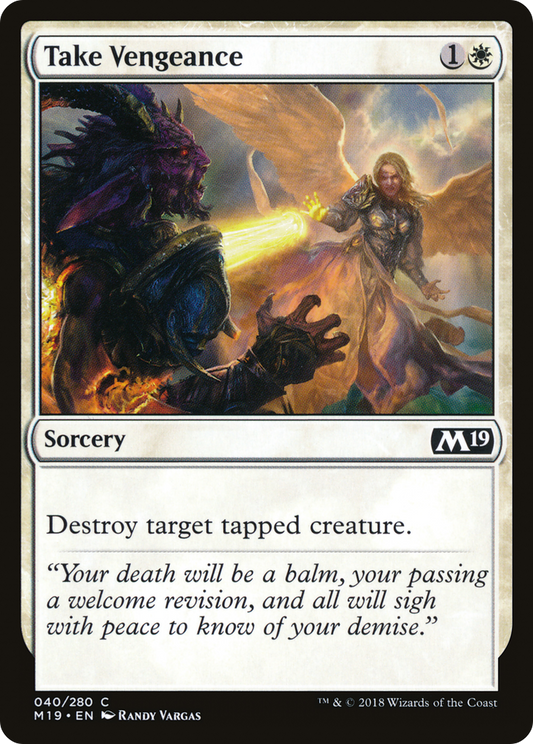 Take Vengeance (M19-040) - Core Set 2019 Foil