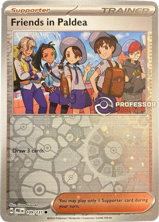 Friends in Paldea (109/131) - Professor Program Promos Reverse Holofoil - Common