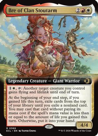 Bre of Clan Stoutarm (Extended Art) (ECL-369) - Lorwyn Eclipsed Foil