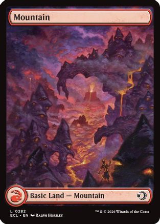 Mountain (0282) (ECL-282) - Lorwyn Eclipsed Foil