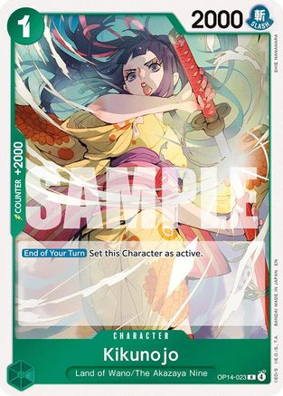 (OP14-023) Kikunojo - OP14-023 - The Azure Sea's Seven - Foil