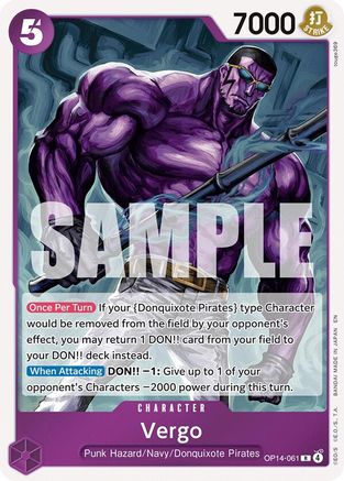 (OP14-061) Vergo - The Azure Sea's Seven - Foil