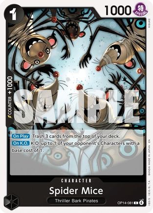 (OP14-081) Spider Mice - The Azure Sea's Seven - Normal