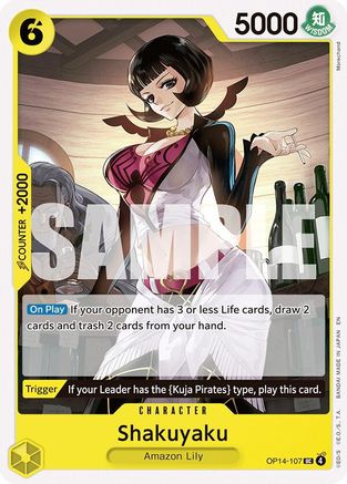 (OP14-107) Shakuyaku - The Azure Sea's Seven - Normal