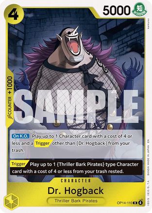 (OP14-110) Dr. Hogback - The Azure Sea's Seven - Foil