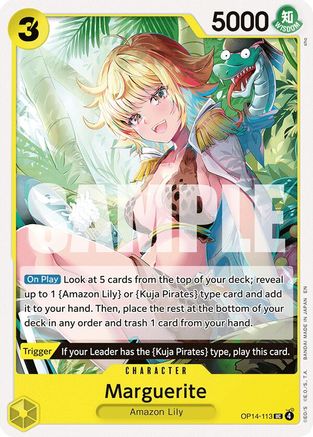 (OP14-113) Marguerite - The Azure Sea's Seven - Normal