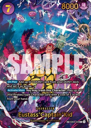 (EB04-039) Eustass"Captain"Kid - EB04-039 (SP) - The Azure Sea's Seven - Foil