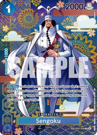 (OP07-046) Sengoku - OP07-046 (SP) - The Azure Sea's Seven - Foil