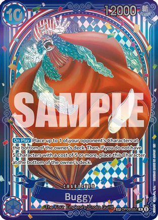 (OP09-051) Buggy - OP09-051 (SP) - The Azure Sea's Seven - Foil